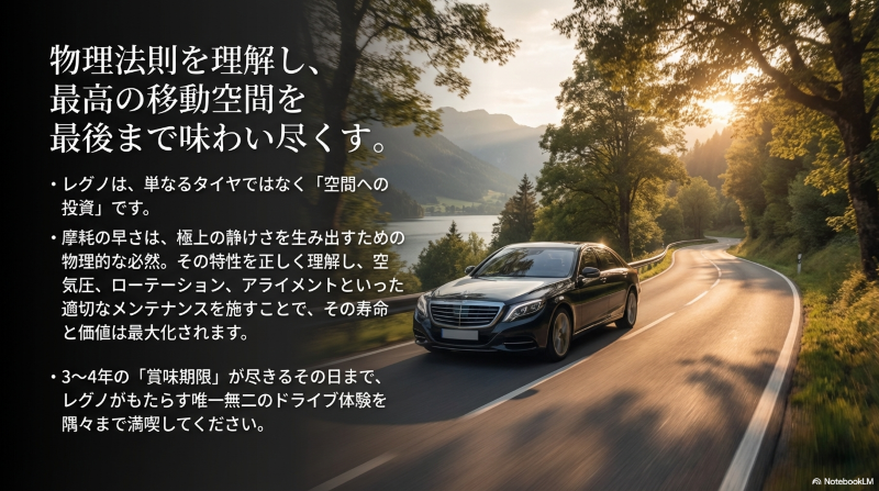 物理法則を理解しレグノの最高の移動空間を最後まで味わい尽くすためのまとめ
