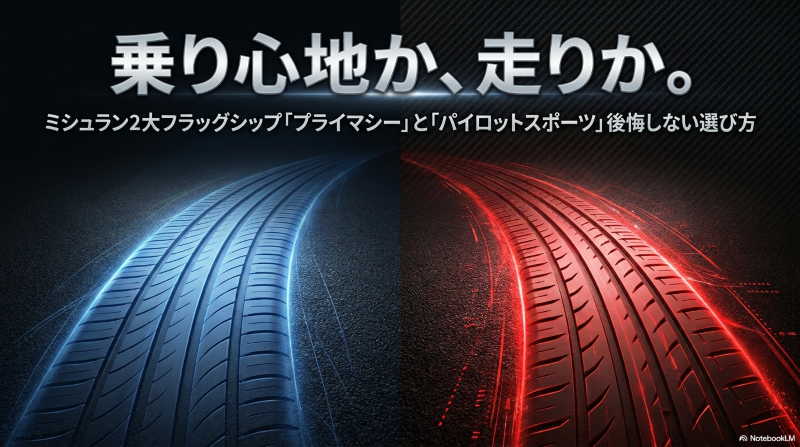 迷う方へ！プライマシーとパイロットスポーツの違いを徹底比較（快適性と燃費のトレードオフ図解）