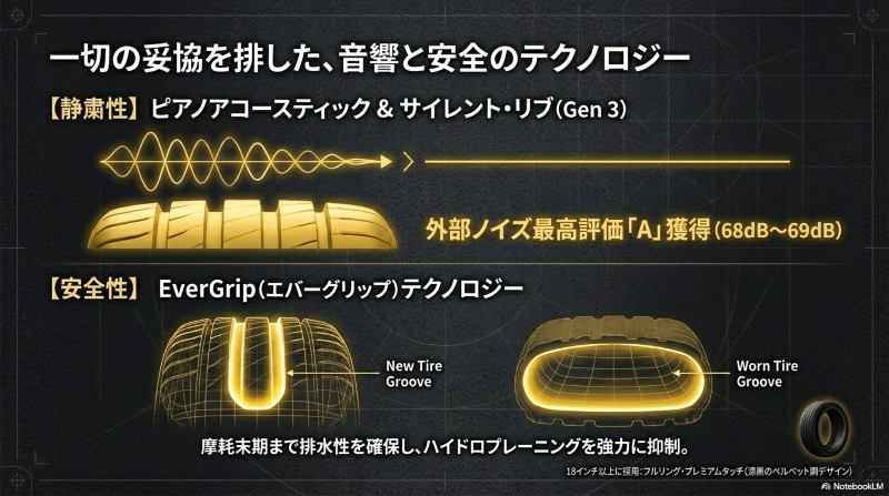 プライマシー5の静粛性と安全性を高める最新テクノロジー