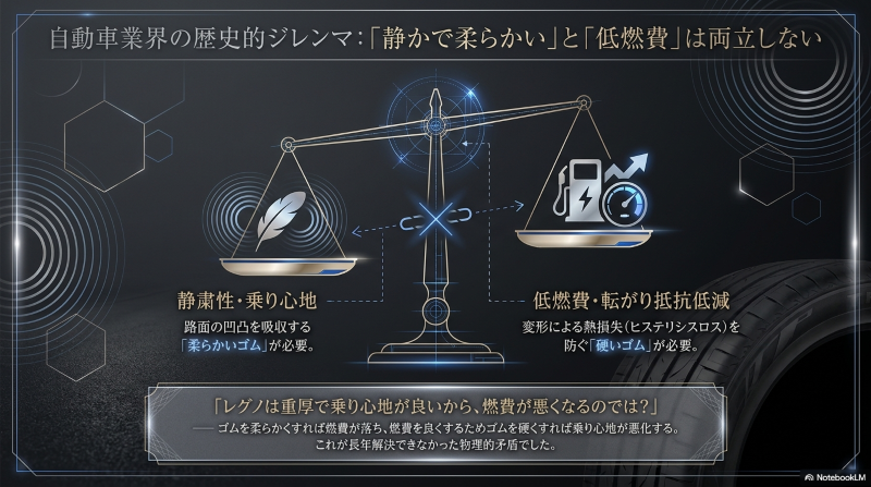 レグノのアルティメットアイ技術による理想的な接地形状と接地圧のシミュレーション図