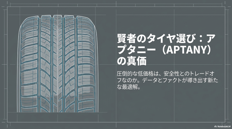 アプタニータイヤの真価。圧倒的な低価格は安全性とのトレードオフなのかを示すタイトル画像