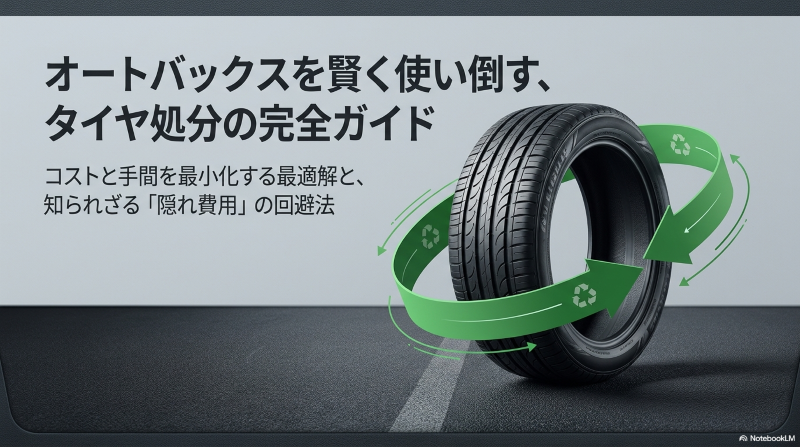 オートバックスを賢く使い倒す、タイヤ処分の完全ガイド。コストと手間を最小化する最適解と隠れ費用の回避法
