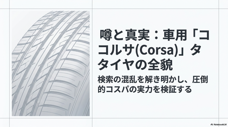 車用コルサタイヤの評判と全貌