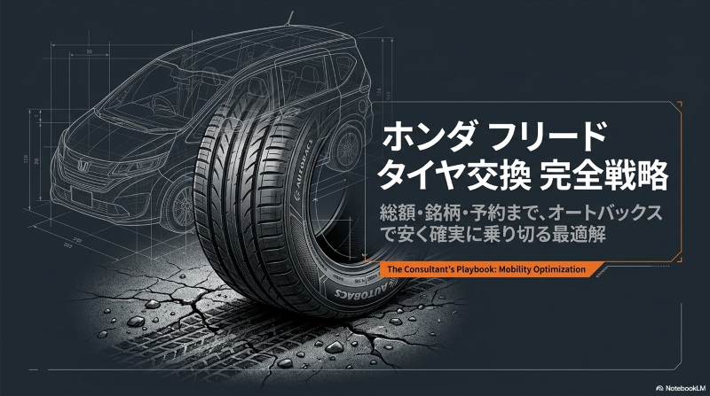 ホンダフリードのタイヤ交換完全戦略とオートバックス活用法