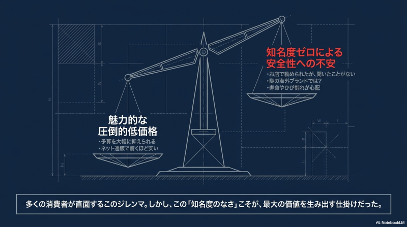 セイバーリングの圧倒的低価格と知名度ゼロによる安全性への不安