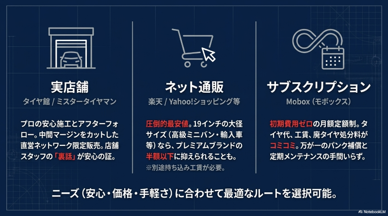 セイバーリングの実店舗、ネット通販、サブスクリプションの購入ルート
