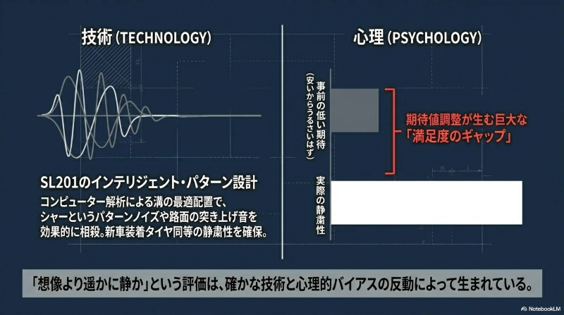 セイバーリングSL201の静粛性技術と事前の低い期待値が生む満足度ギャップ