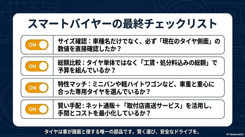 ネット通販で購入したタイヤを取付店へ直送して交換する流れ